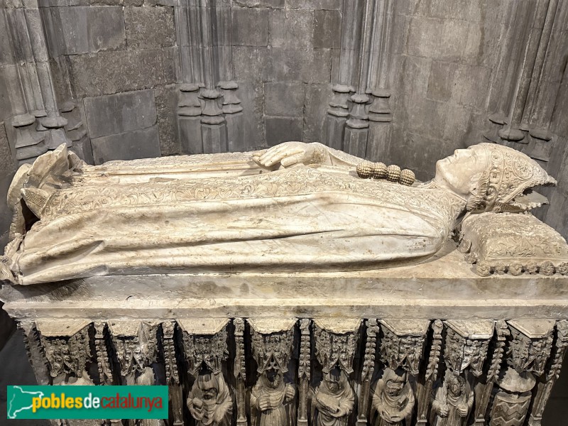 Girona - Catedral. Sepulcre de Berenguer d'Anglesola