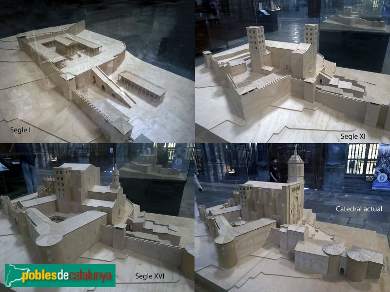 Girona - Catedral. Maquetes