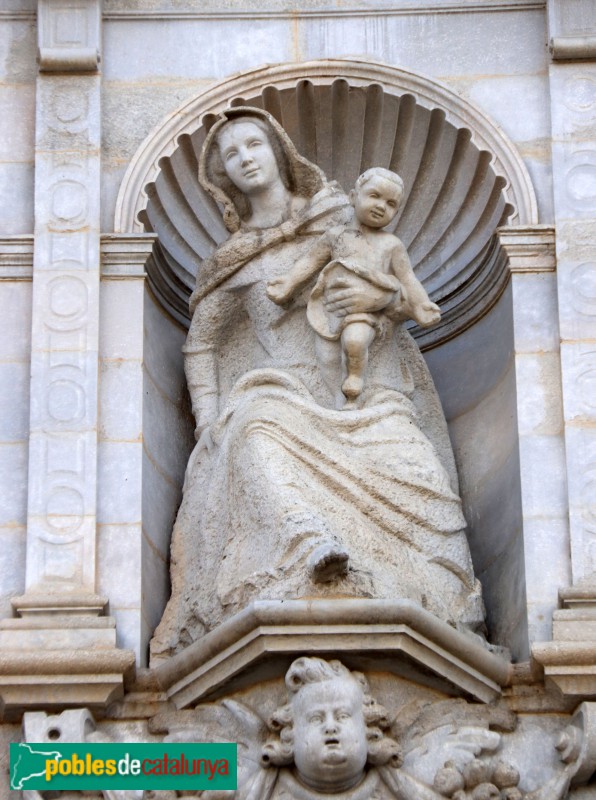 Girona - Catedral. Escultura de la Mare de Déu i el Nen (Jaume Busquets) (Foto: Albert Esteves, 2024) Girona - Catedral. Escultura de la Mare de Déu i el Nen (Jaume Busquets)