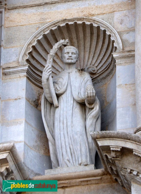 Girona - Catedral. Escultura de Sant Josep (Antoni Casamor) (Foto: Albert Esteves, 2024) Girona - Catedral. Escultura de Sant Josep (Antoni Casamor)
