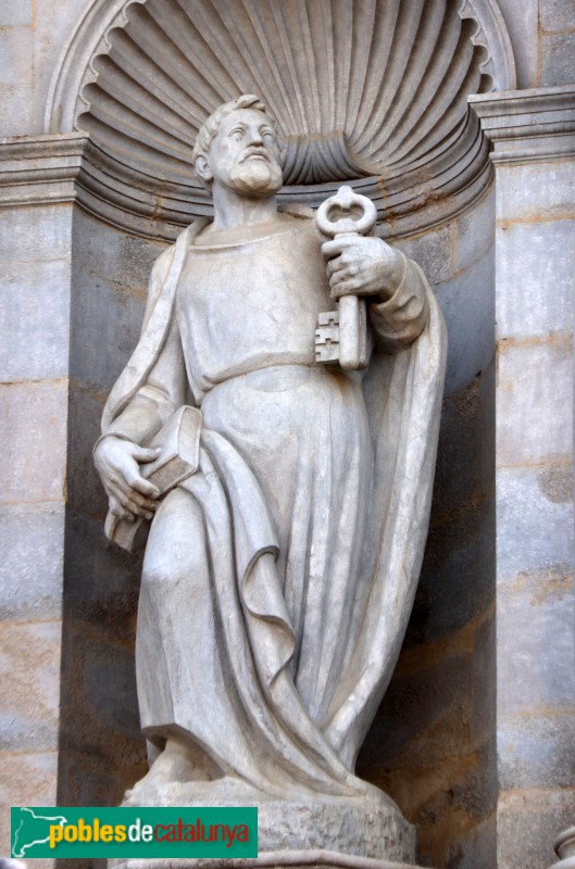 Girona - Catedral. Escultura de Sant Pere (J.M. Bohigas) (Foto: Albert Esteves, 2024) Girona - Catedral. Escultura de Sant Pere (J.M. Bohigas)