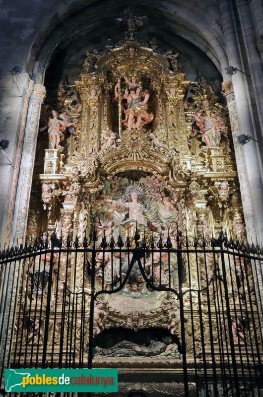 Girona - Catedral. Retaule de la Immaculada