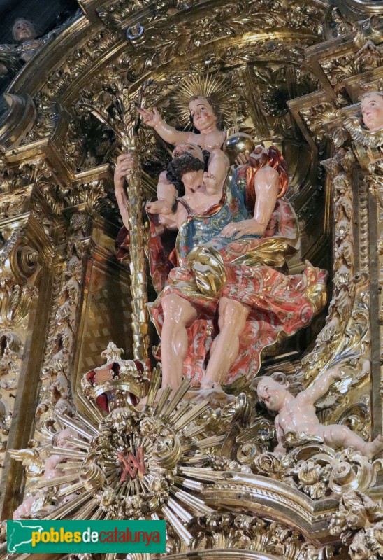 Girona - Catedral. Retaule de la Immaculada