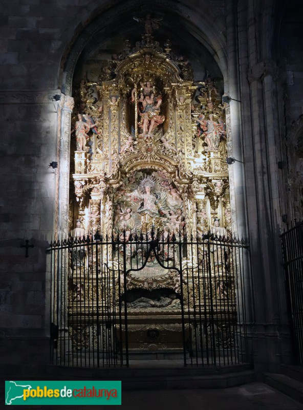 Girona - Catedral. Retaule de la Immaculada