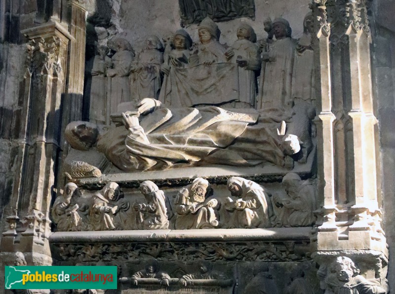 Girona - Catedral. Sepulcre de Dalmau Raset