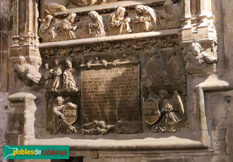 Girona - Catedral. Sepulcre de Dalmau Raset