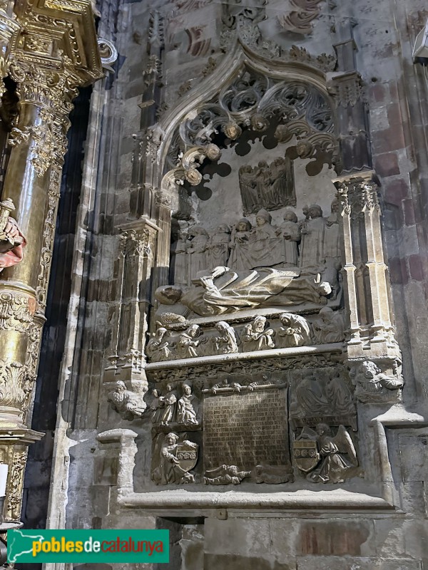 Girona - Catedral. Sepulcre de Dalmau Raset