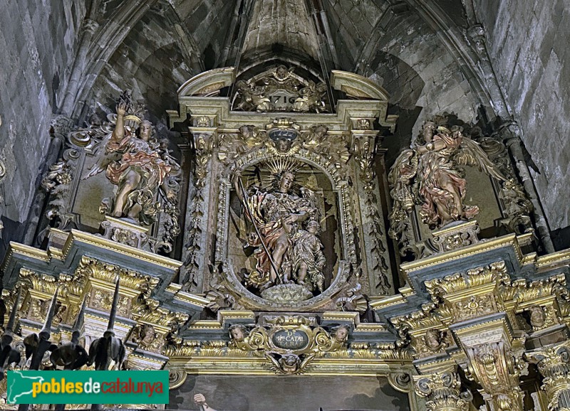 Girona - Catedral. Retaule de Sant Miquel