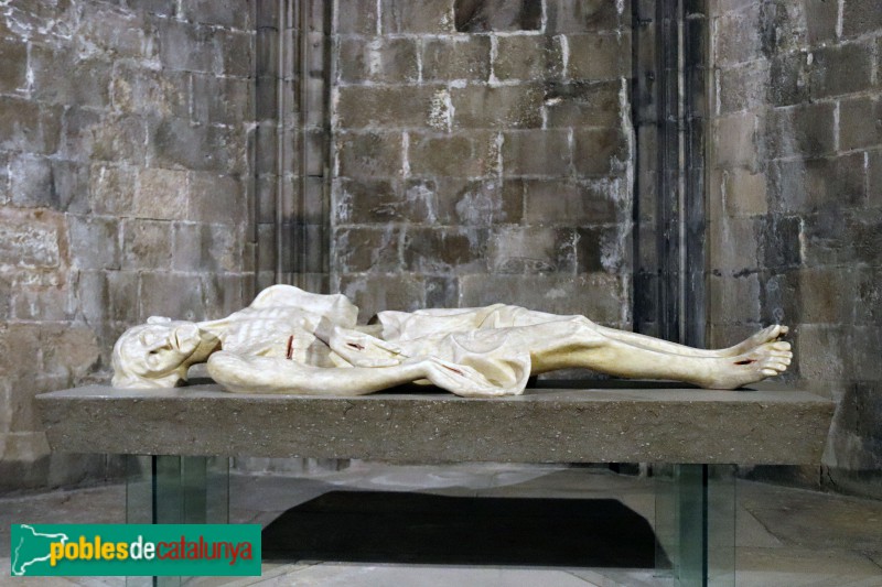 Girona - Catedral. Crist jacent (Foto: Albert Esteves, 2024) Girona - Catedral. Crist jacent