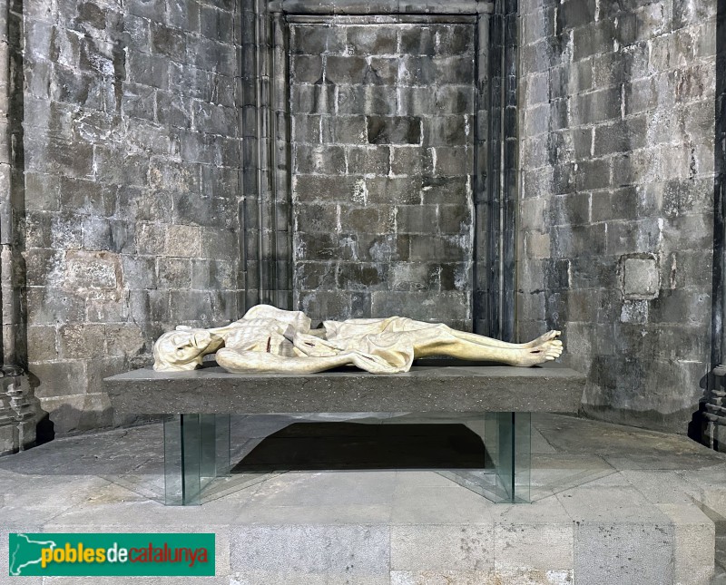 Girona - Catedral. Crist jacent (Foto: Albert Esteves, 2024) Girona - Catedral. Crist jacent