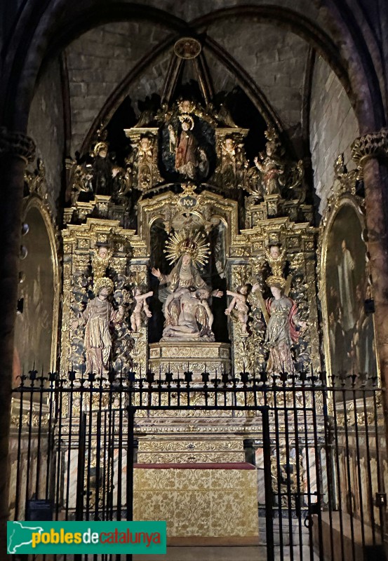 Girona - Catedral. Retaule de la Mare de Déu dels Dolors (Foto: Albert Esteves, 2024) Girona - Catedral. Retaule de la Mare de Déu dels Dolors
