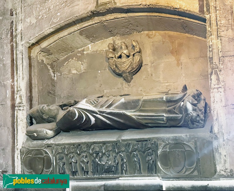 Girona - Catedral. Sepulcre de Bertran de Mont-rodon