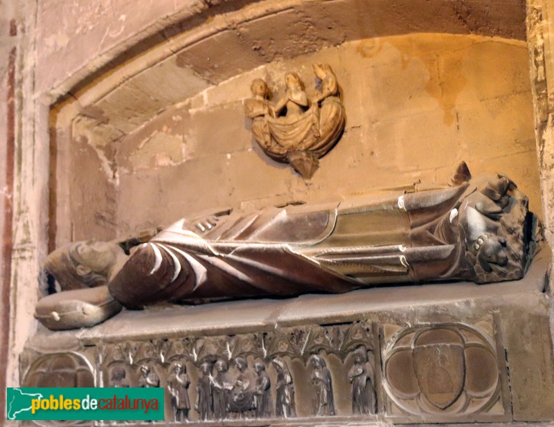 Girona - Catedral. Sepulcre de Bertran de Mont-rodon