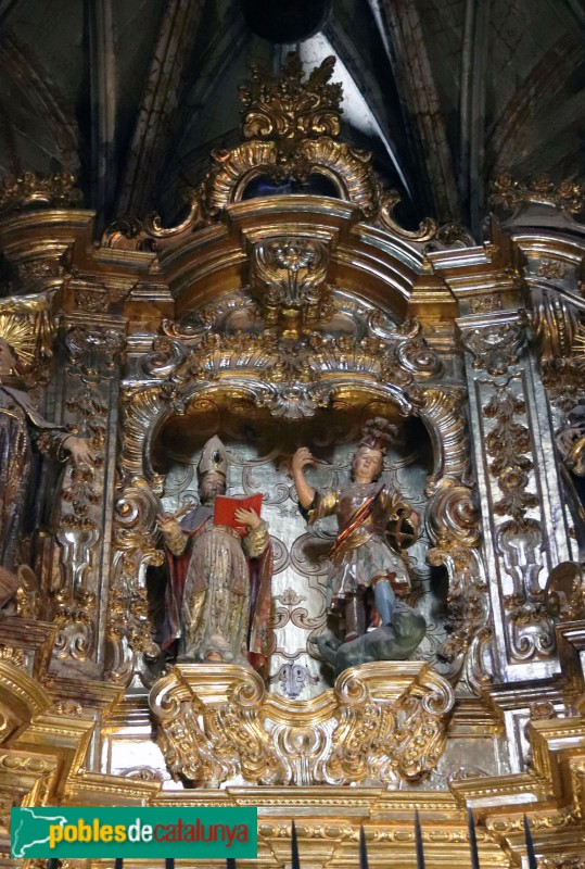 Girona - Catedral. Retaule de Sant Isidor