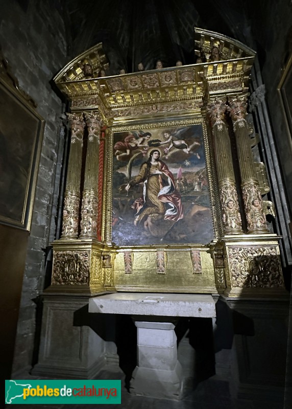 Girona - Catedral. Retaule de Santa Caterina