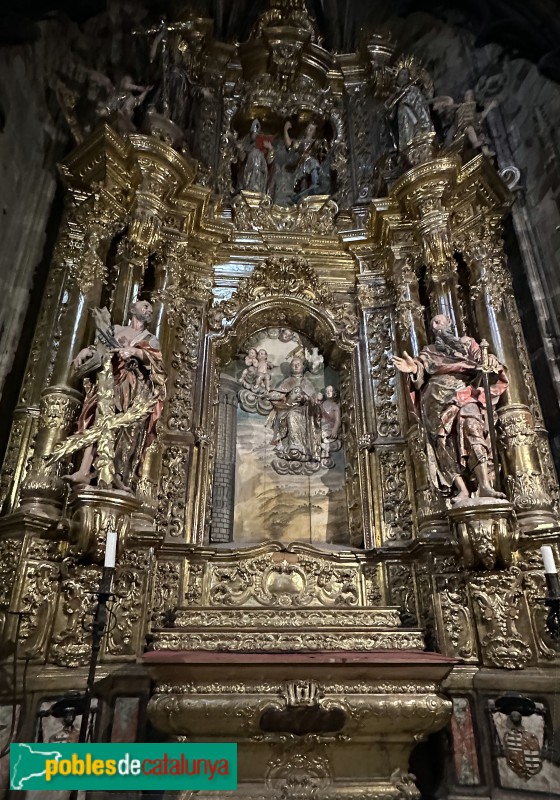 Girona - Catedral. Retaule de Sant Isidor