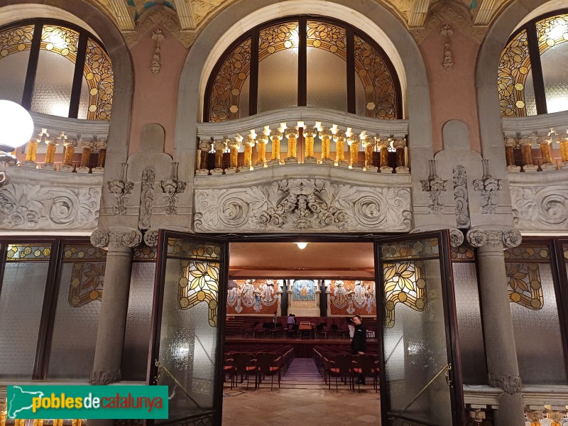 Barcelona - Palau de la Música. Vestíbul Sant Pere