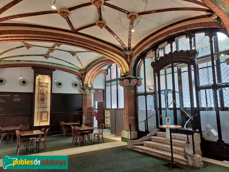 Barcelona - Palau de la Música. Foyer (Foto: Sergi Suárez, 2024) Barcelona - Palau de la Música. Foyer