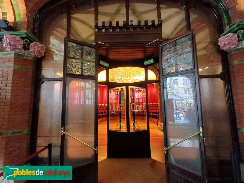 Barcelona - Palau de la Música. Foyer (Foto: Sergi Suárez, 2024) Barcelona - Palau de la Música. Foyer