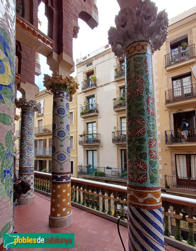 Barcelona - Palau de la Música. Sala Millet. Balcó