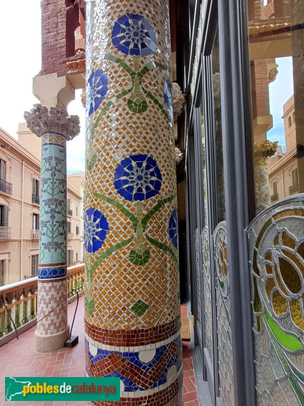 Barcelona - Palau de la Música. Sala Millet. Balcó