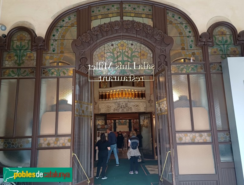 Barcelona - Palau de la Música. Sala Millet (Foto: Sergi Suárez, 2024) Barcelona - Palau de la Música. Sala Millet