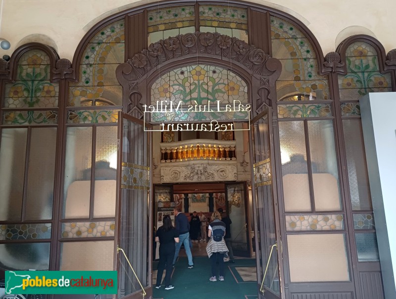 Barcelona - Palau de la Música. Sala Millet