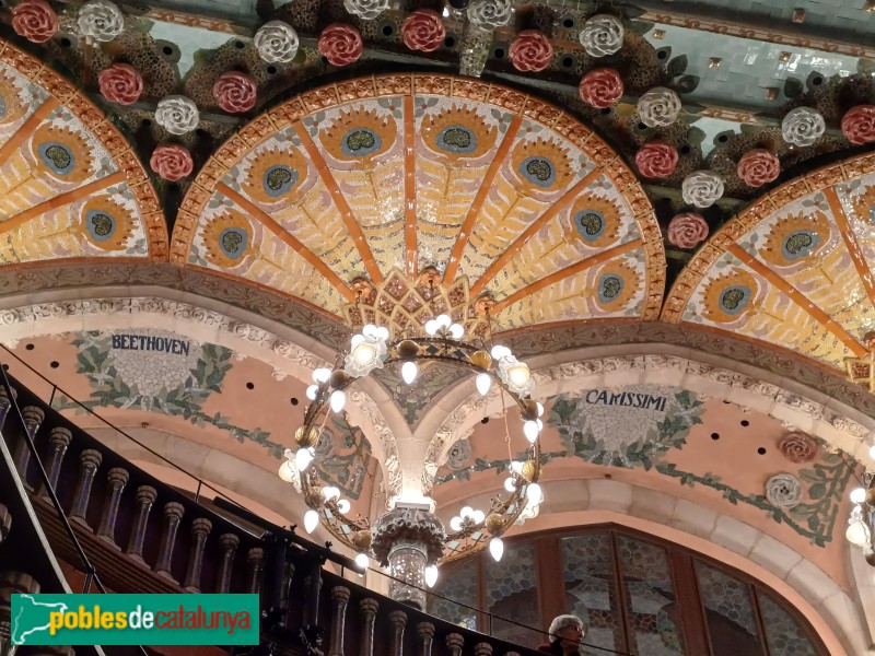 Barcelona - Palau de la Música. Sala de concerts (Foto: Sergi Suárez, 2024) Barcelona - Palau de la Música. Sala de concerts
