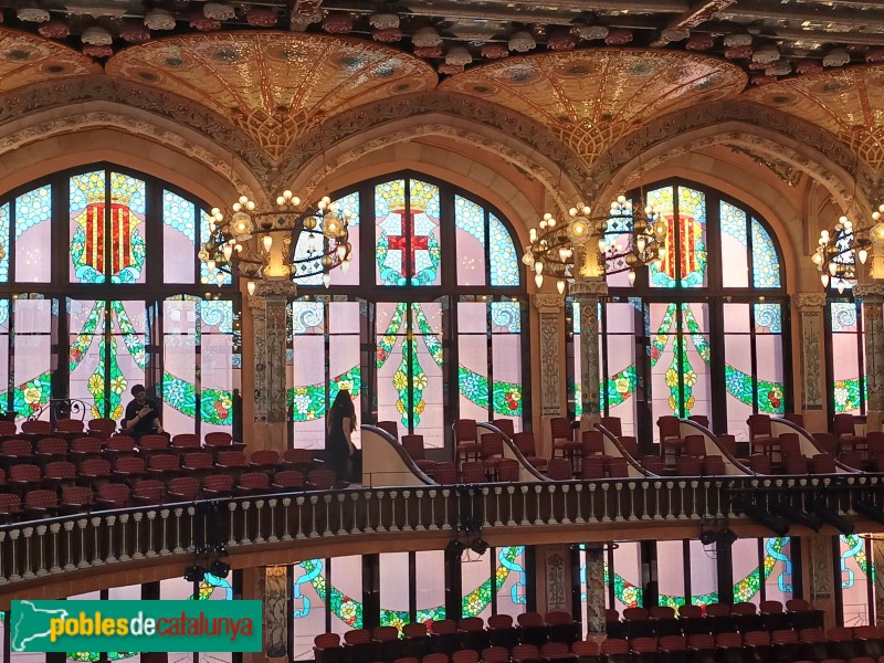 Barcelona - Palau de la Música. Sala de concerts