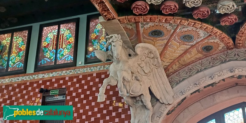 Barcelona - Palau de la Música. Sala de concerts