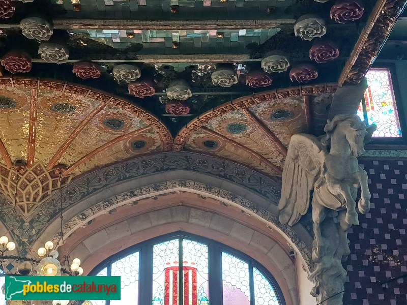 Barcelona - Palau de la Música. Sala de concerts