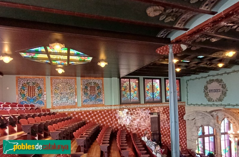 Barcelona - Palau de la Música. Sala de concerts