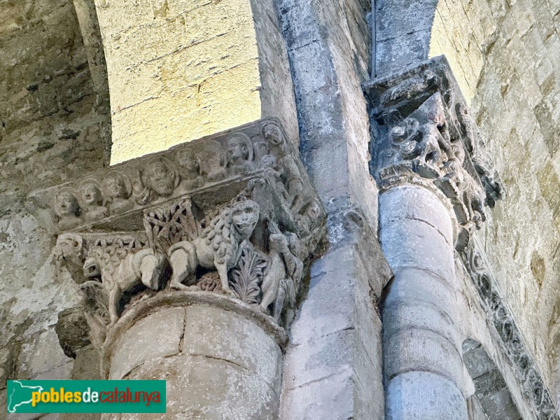 Girona - Sant Pere de Galligants. Capitell