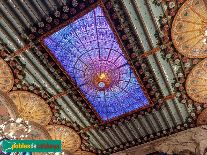 Barcelona - Palau de la Música. Sala de concerts (Foto: Sergi Suárez, 2024) Barcelona - Palau de la Música. Sala de concerts