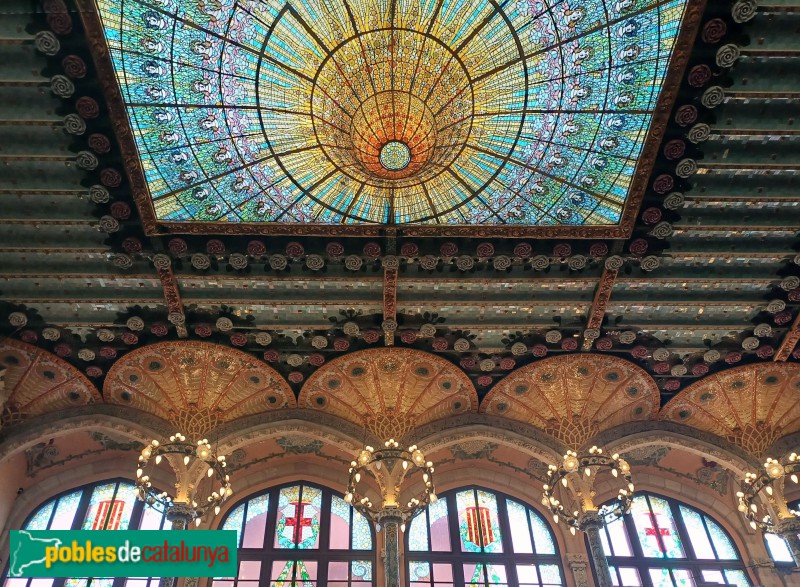 Barcelona - Palau de la Música. Sala de concerts (Foto: Sergi Suárez, 2024) Barcelona - Palau de la Música. Sala de concerts