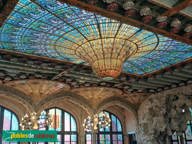Barcelona - Palau de la Música. Sala de concerts (Foto: Sergi Suárez, 2024) Barcelona - Palau de la Música. Sala de concerts