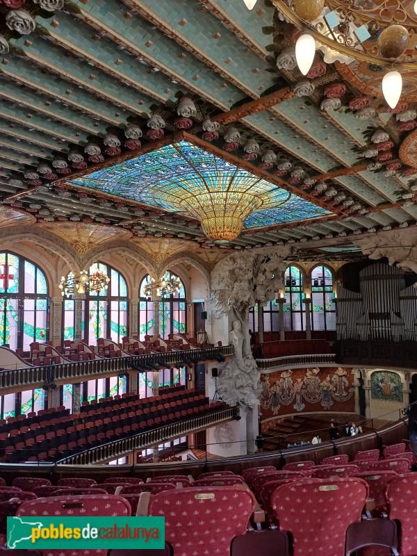Barcelona - Palau de la Música. Sala de concerts (Foto: Sergi Suárez, 2024) Barcelona - Palau de la Música. Sala de concerts
