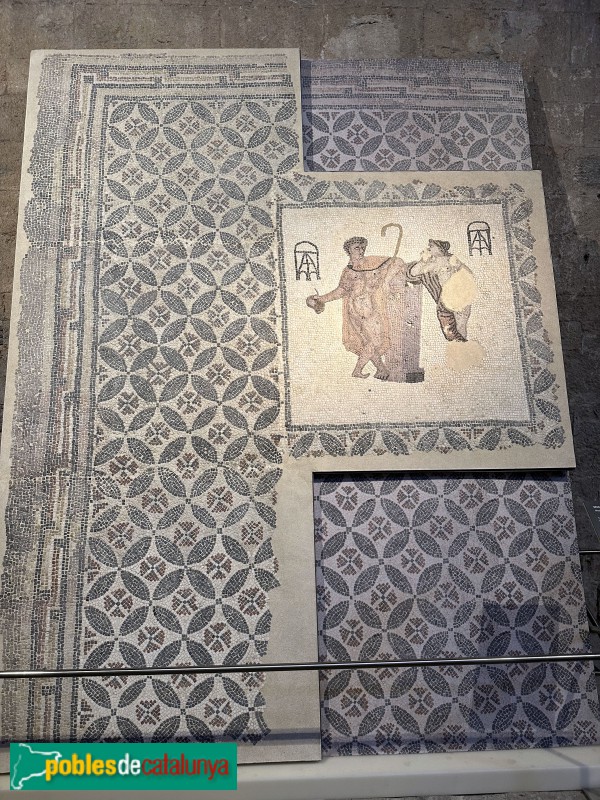 Girona - Museu Arqueològic. Mosaic de Can Pau Birol, segle III (Foto: Albert Esteves, 2024) Girona - Museu Arqueològic. Mosaic de Can Pau Birol, segle III