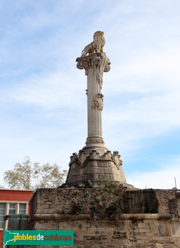 Girona - Monument del Lleó (Foto: Albert Esteves, 2024) Girona - Monument del Lleó