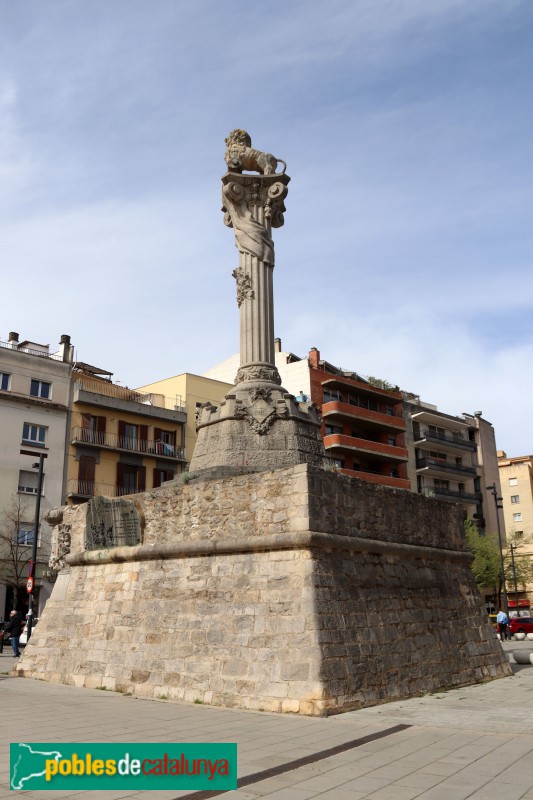 Girona - Monument del Lleó (Foto: Albert Esteves, 2024) Girona - Monument del Lleó