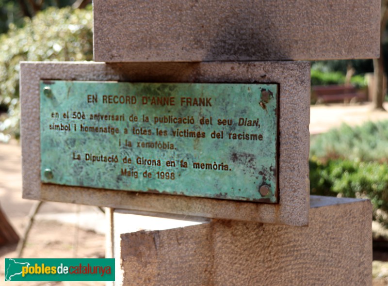 Girona - Monument a Anna Frank