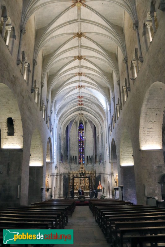 Girona - Església de Sant Feliu. Interior