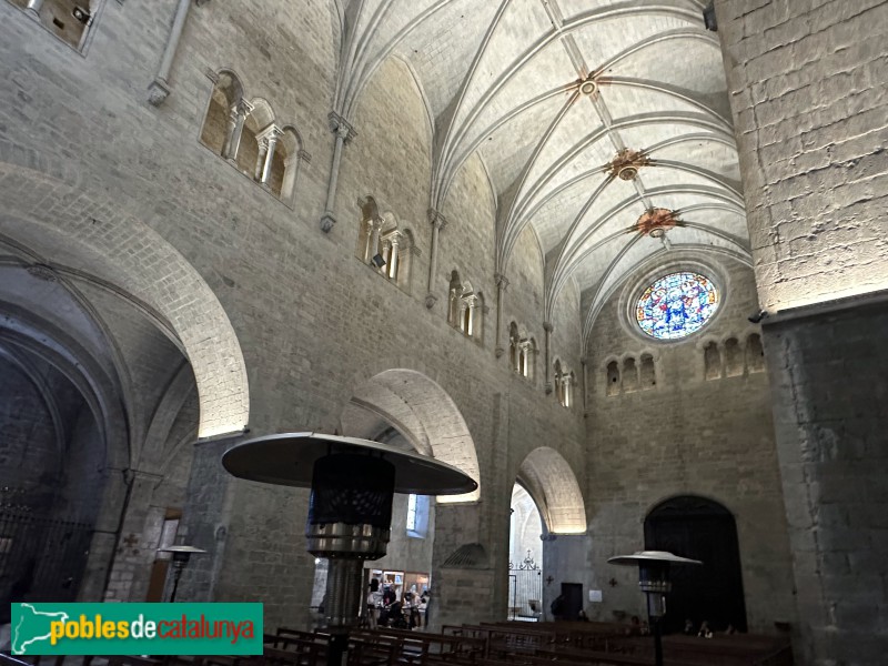 Girona - Església de Sant Feliu. Interior