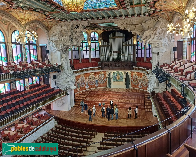 Palau de la Música. Interior
