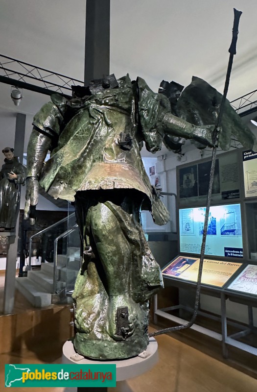 Girona - Museu d'Història de Girona. Àngel de la catedral (Foto: Albert Esteves, 2024) Girona - Museu d'Història de Girona. Àngel de la catedral
