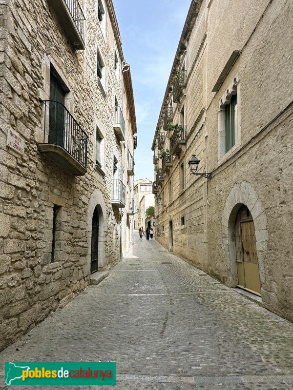 Girona - Carrer dels Alemanys (Foto: Albert Esteves, 2024) Girona - Carrer dels Alemanys