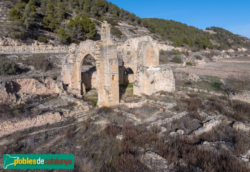 Guimerà - Monestir de Vallsanta (Foto: Francesc Vidal-Barraquer, 2024) Guimerà - Monestir de Vallsanta