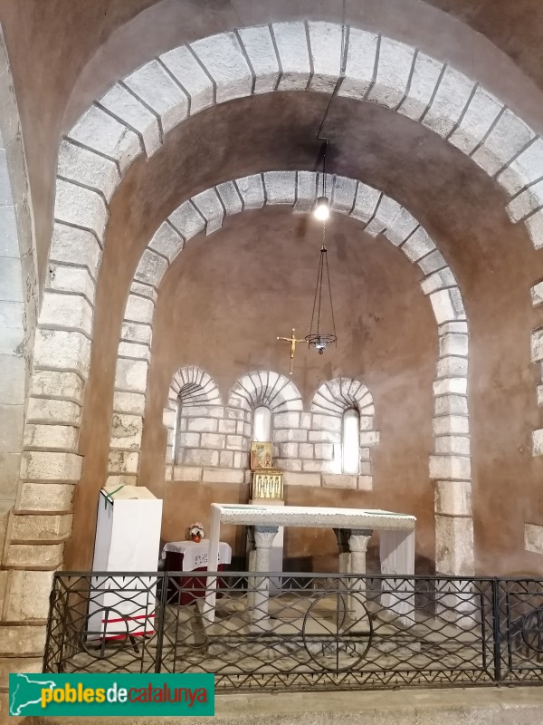Olèrdola - Església de Sant Cugat de Moja (Foto: Victoria Iturbe, 2024) Olèrdola - Església de Sant Cugat de Moja