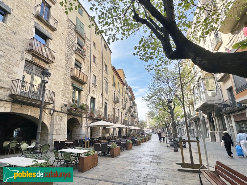 Girona - Rambla de la Llibertat (Foto: Albert Esteves, 2024) Girona - Rambla de la Llibertat