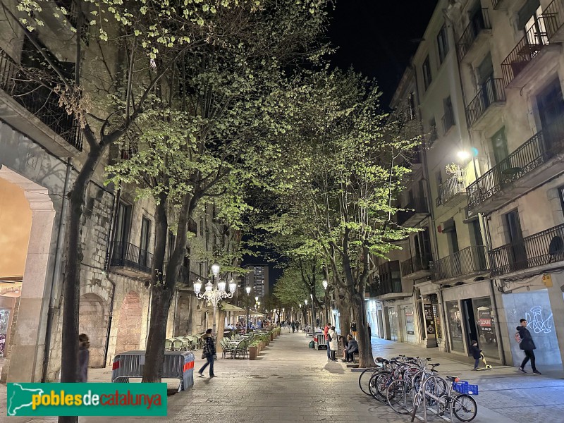 Girona - Rambla de la Llibertat (Foto: Albert Esteves, 2024) Girona - Rambla de la Llibertat